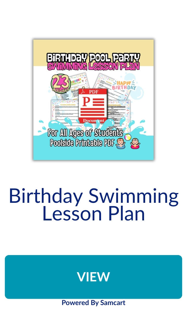 Birthday swim class ideas and activities